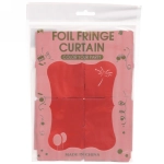 Занавес фольгированный «Прямоугольник» ш1м, в2м (глянец), рубин