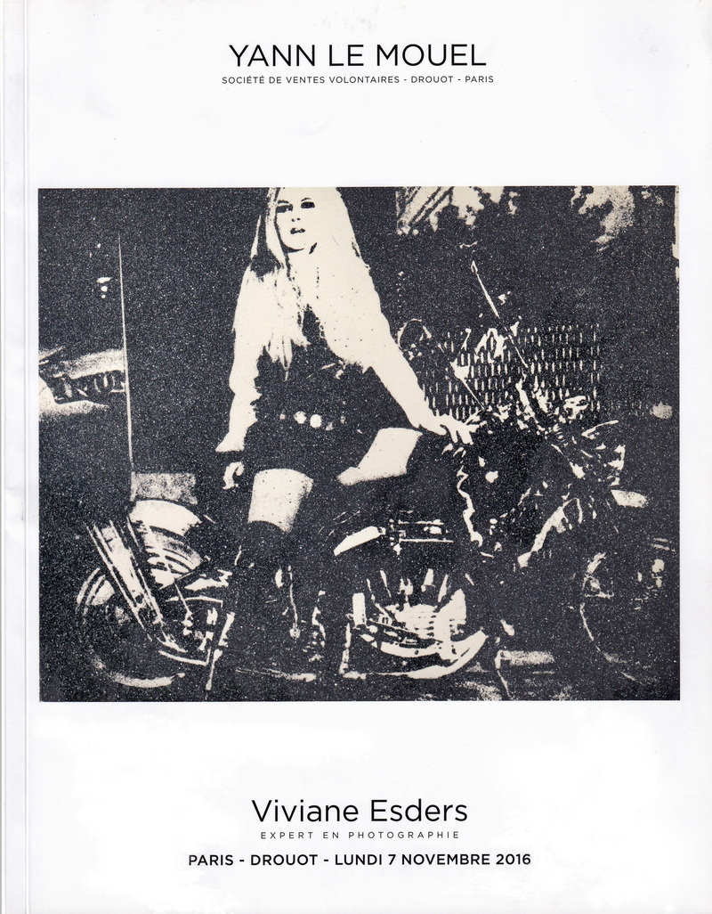 Каталог аукциона Yann Le Mouel, Париж, Фотография от 7 ноября 2016 года