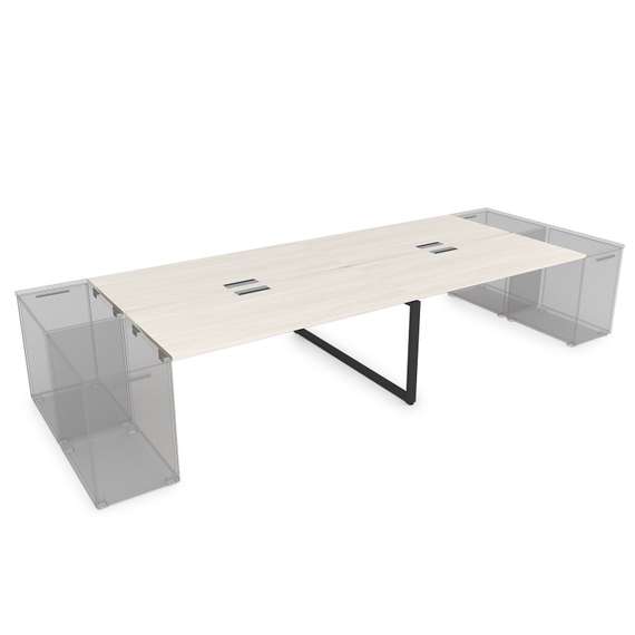 СТБД-О.979 Стол системы БЕНЧ на 4 рабочих места, приставной (2800*1435*750)