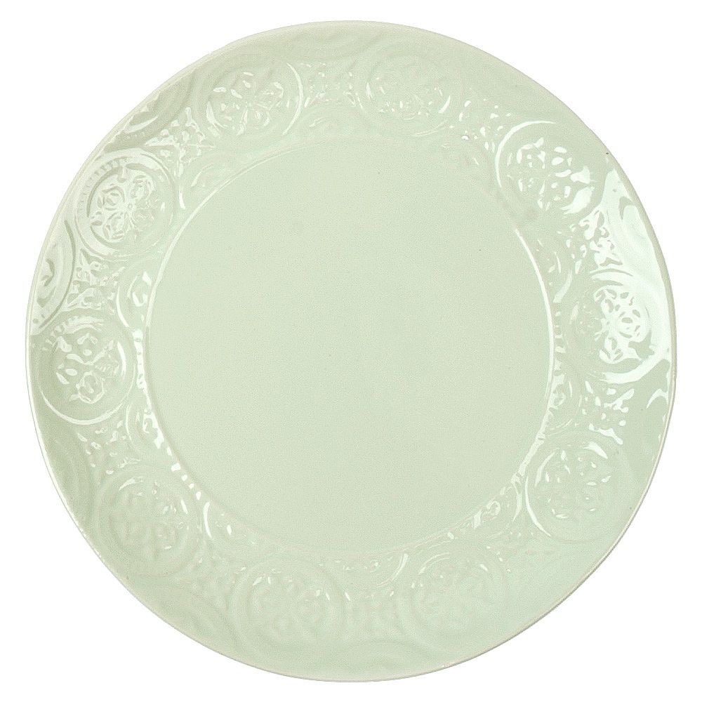 Блюдо сервировочное "Пастель" d=27м. h=2,5см. (4вида) (min4) (транспортная упаковка)