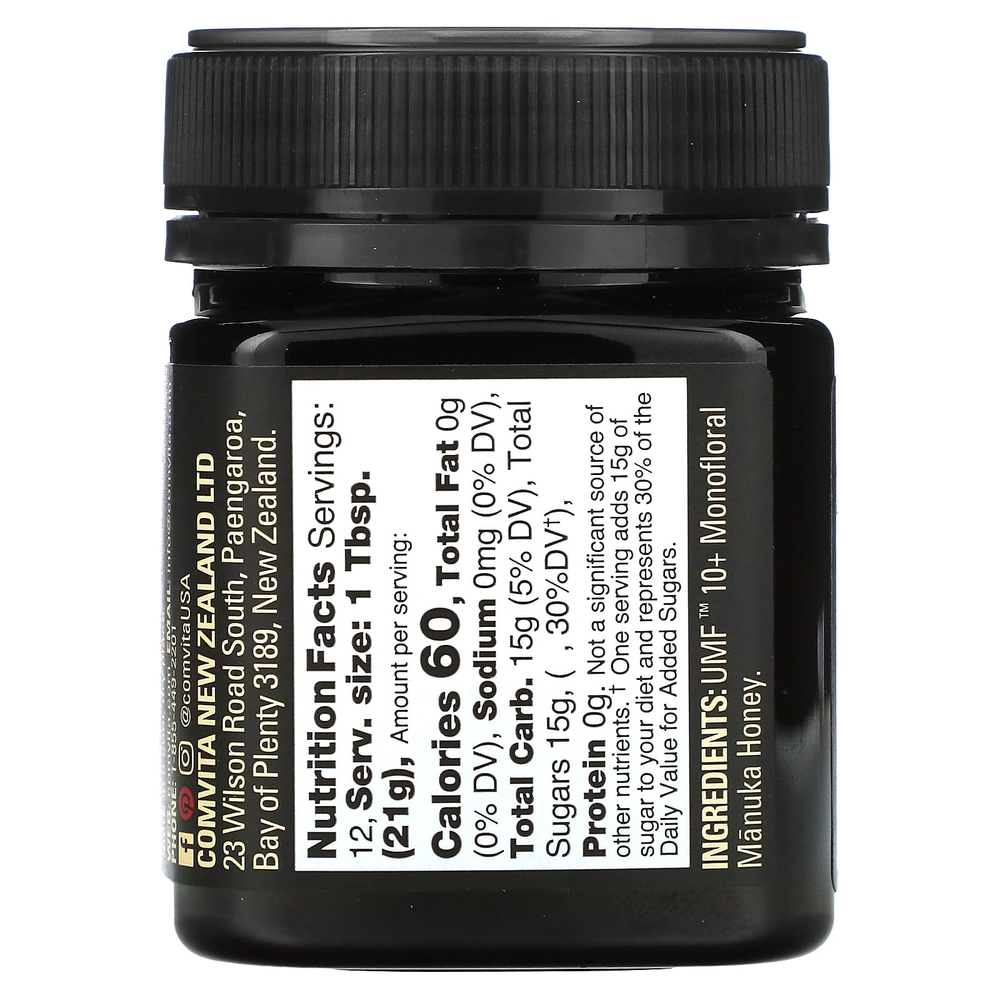 Comvita, Мед манука, UMF 10+, MGO 263+, 250 г (8,8 унции)