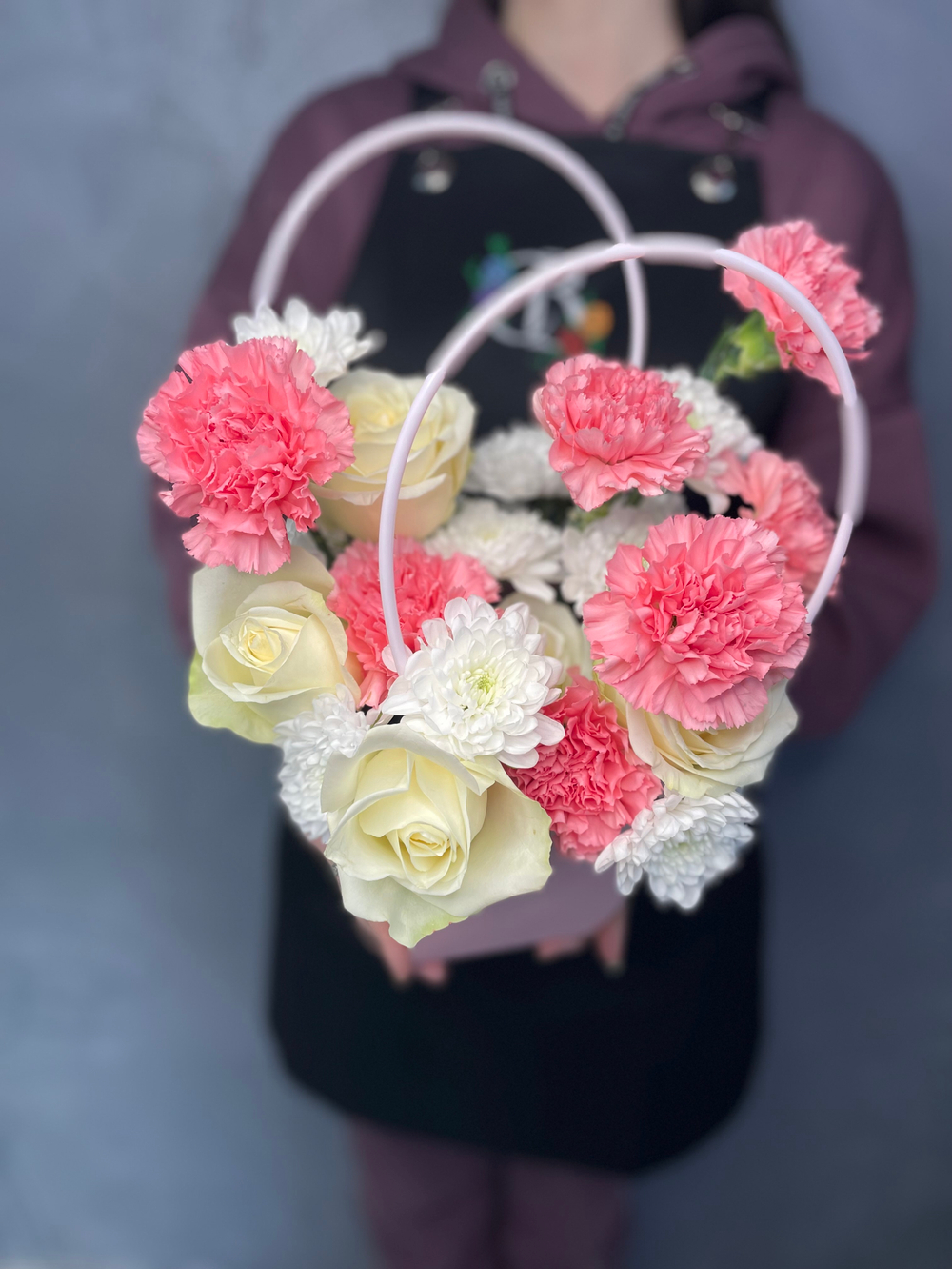 Композиция с диантусами