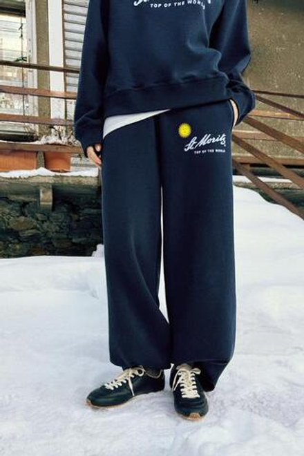 ZARA БРЮКИ ИЗ МЯГКОЙ ТКАНИ ST. MORITZ®, МОРСКОЙ СИНИЙ