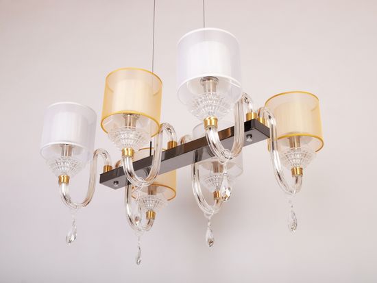 Подвесная люстра Manne L.4306-6 SILVER GO+WH