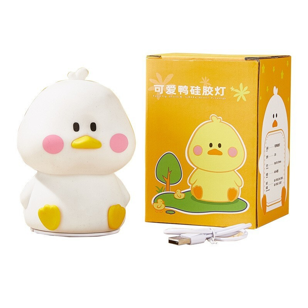 Ночник силиконовый "Уточка" с пультом управления Lovely Duck Silicone Lamp