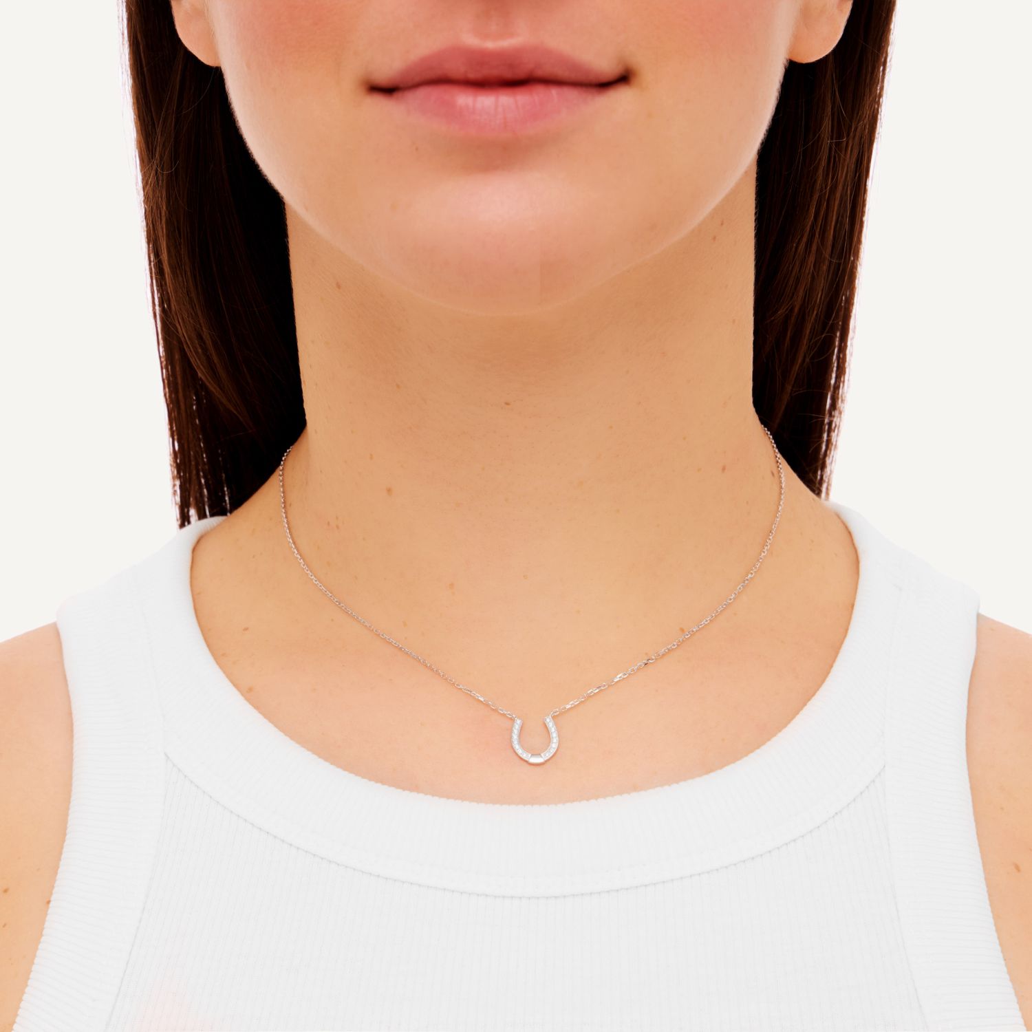 Колье Blessed Horseshoe Necklace – Silver