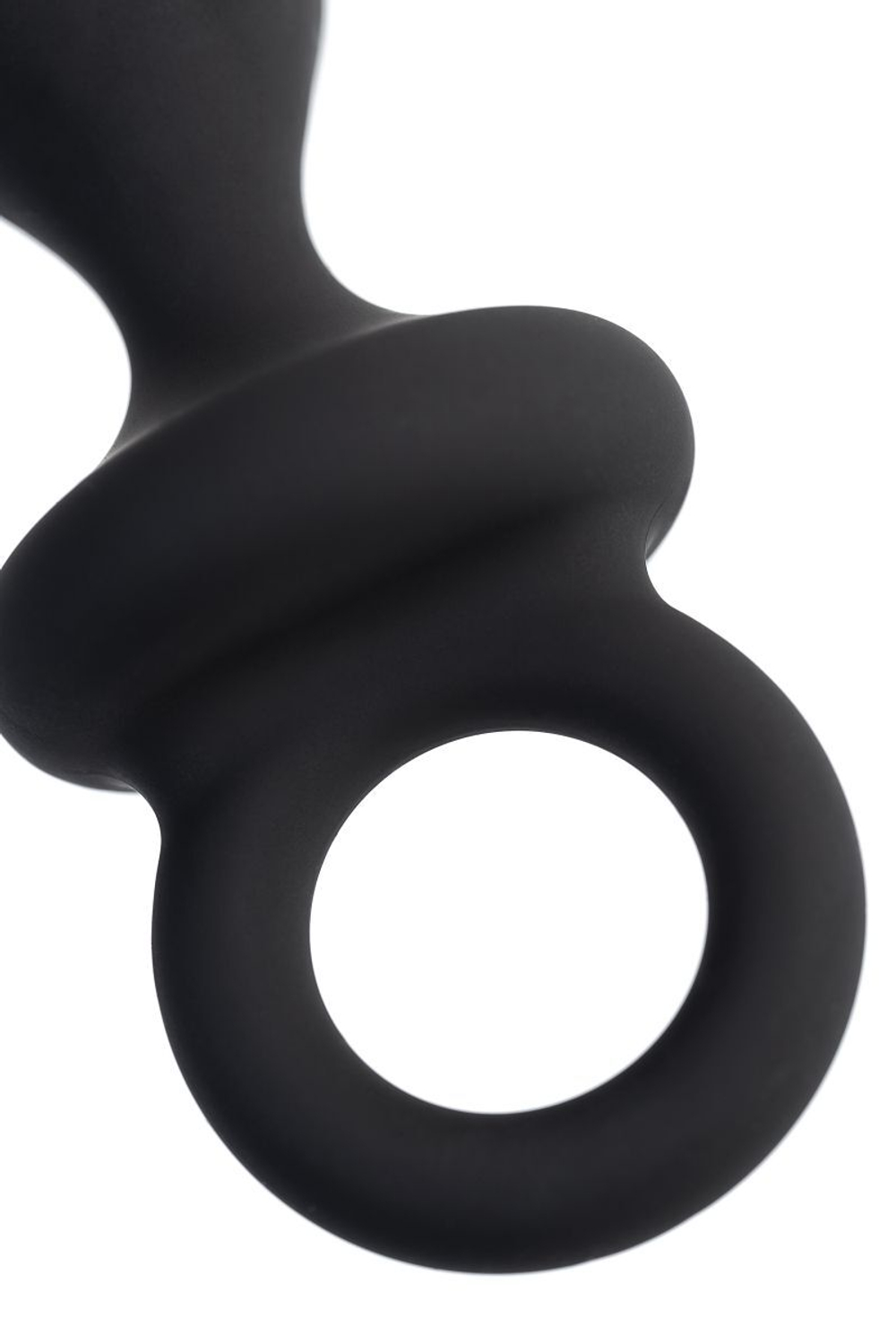 Черная анальная пробка Strob M - 13,5 см.