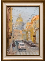 Картина маслом Раннее утро Степанков