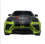 Широкий карбоновый обвес для Lamborghini Urus с коваными дисками Ламборгини Урус