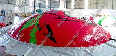 Надувная подушка «Красная Птица» для установки в грунт, 7×7 м