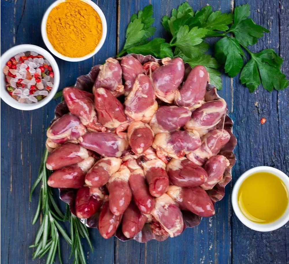 Сердечки куриные охлаждённые