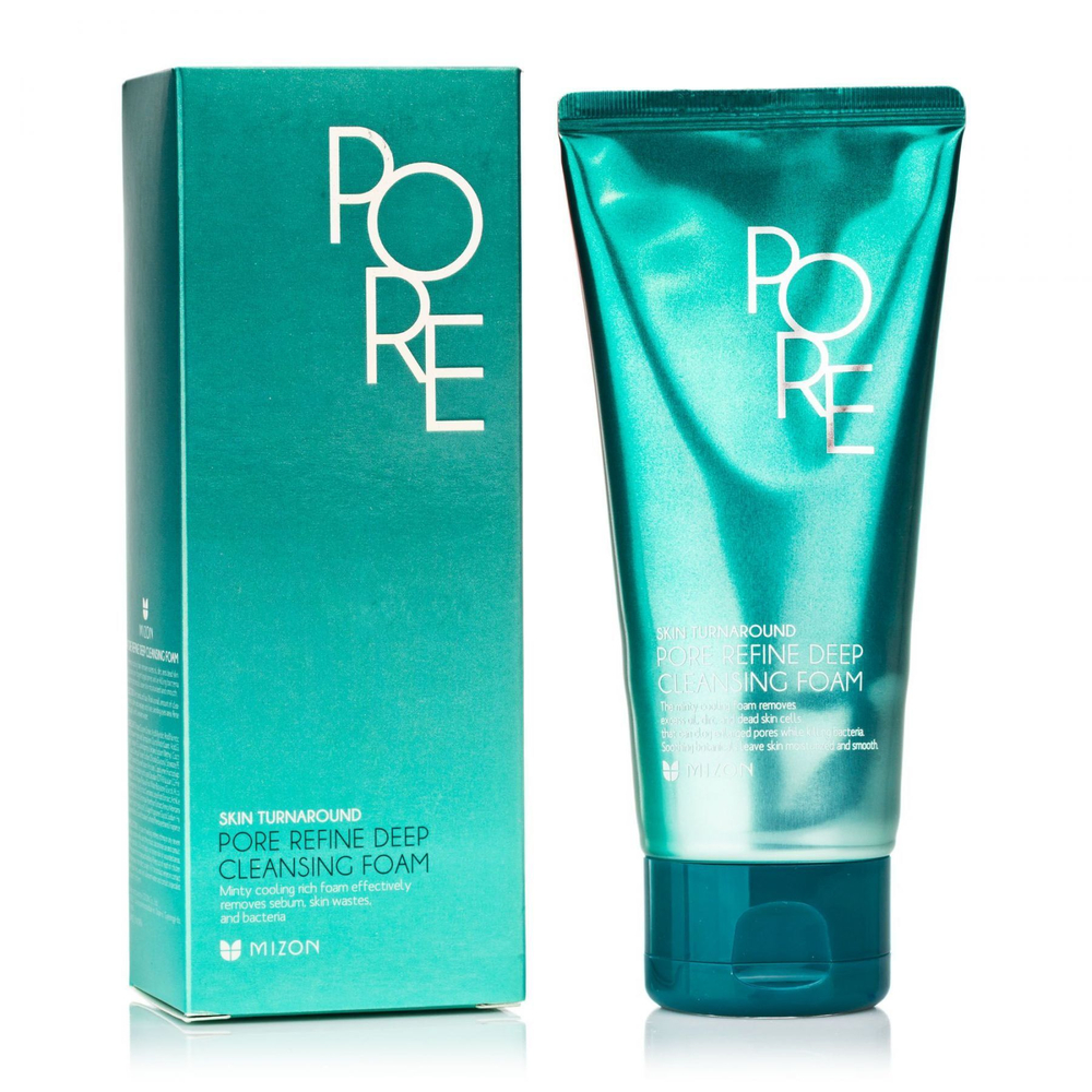 Пенка для умывания для сужения и очищения пор Mizon Pore Refine Deep Cleansing Foam 120мл.
