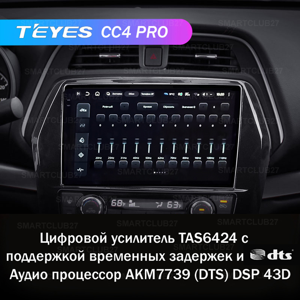Teyes CC4 Pro 10,2" для Nissan Maxima 2015-2020