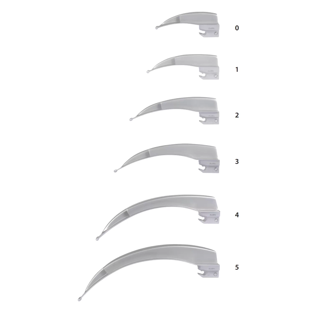 Клинок KaWe Megalight Макинтош №4 c интегрированным фиброоптическим световодом 03.42244.641