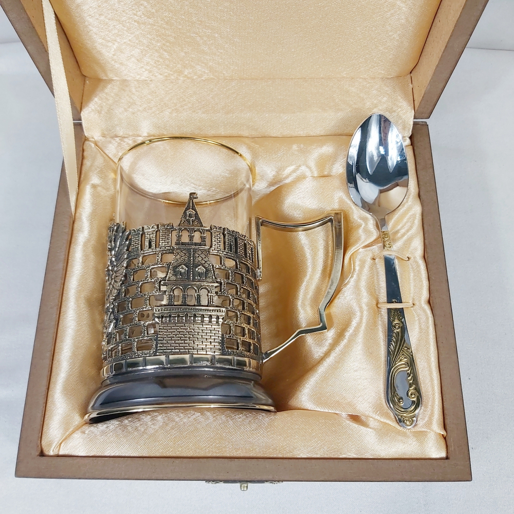 Подстаканник Герб (Башни Кремля)