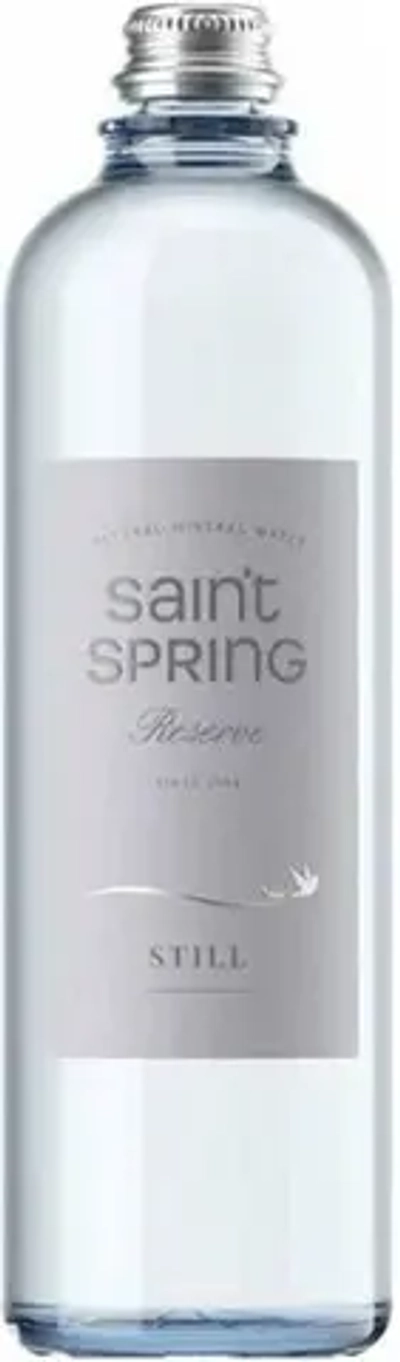 Вода природная минеральная Святой Источник Негазированная / Saint Spring Still 0.75 - стекло