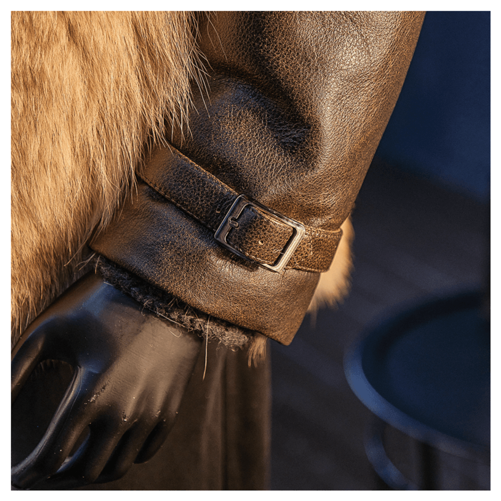 Куртка с мехом волка «Волчья бригада»