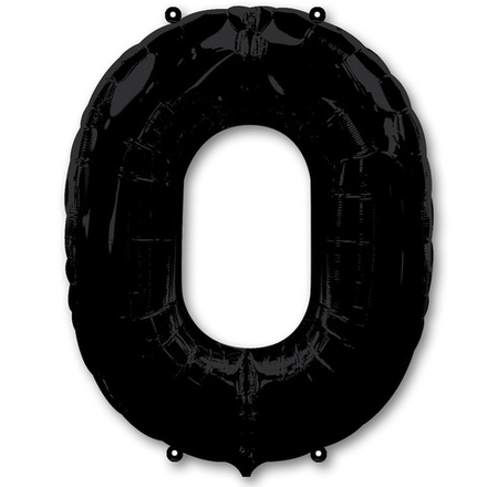 А ЦИФРА 0 Черный 86 см.