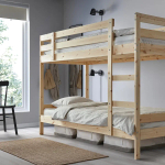 Кровать двухъярусная - IKEA MYDAL/ МИДАЛ ИКЕА, 90x200 см, коричневый