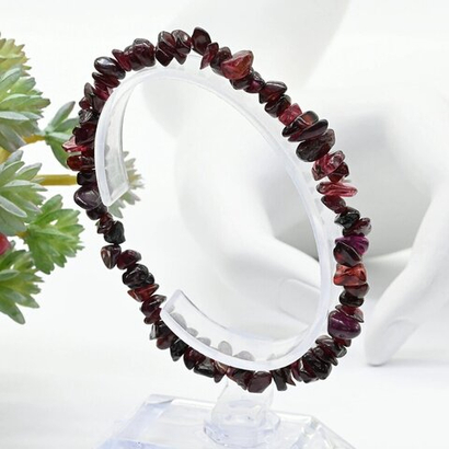 Браслет гранат, 17 см.