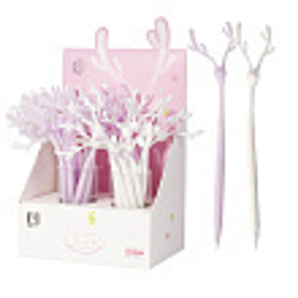 Ручка гелевая "Олень", синяя