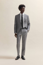 Хлопчатобумажные штаны H-Genius-241 BOSS BLACK - серый(50509537)