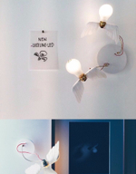 Wall design lamp  Lucellino NT by Ingo Maurer
