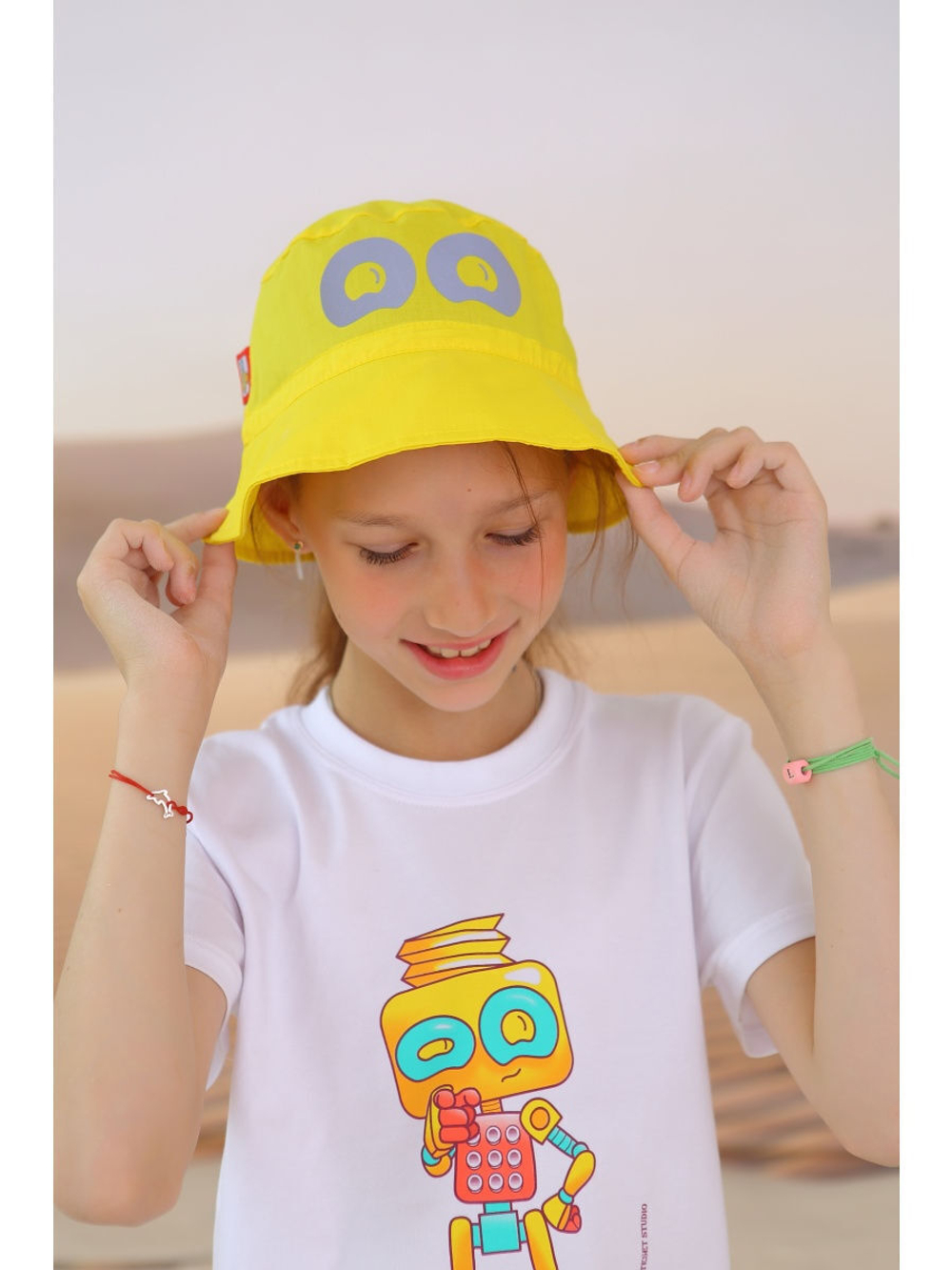 Панама детская солнцезащитная для девочек и мальчиков со светоотражающим эффектом CROOT