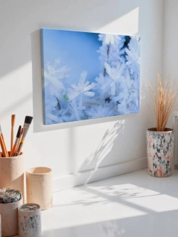 Картина на стену 40 X 50 Снежинки