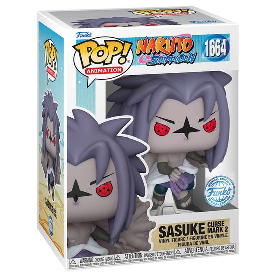 Фигурка Funko POP! Animation Naruto Shippuden Sasuke Curse Mark 2 (Exc) (1664) 82166 / Фигурка Фанко ПОП! по мотивам аниме "Наруто", Саске Учиха