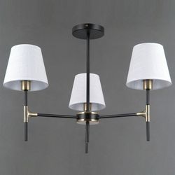 Люстра на штанге ILLUMICO CASTOR IL0185-3CSQ-24 BK AB CASTOR