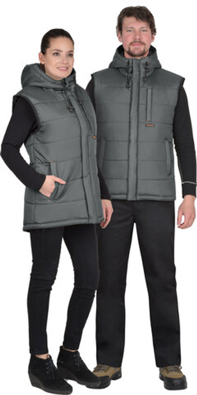 Жилет "ЗОДИАК" т.серый - ПОД ЗАКАЗ