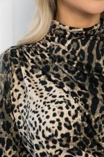 Лонгслив Тайна сердца (бежевый/лео) Б12927-7М LT Collection