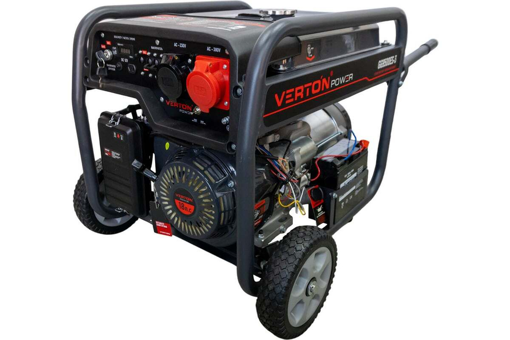 Генератор бензиновый VERTON POWER GG9500ES-3