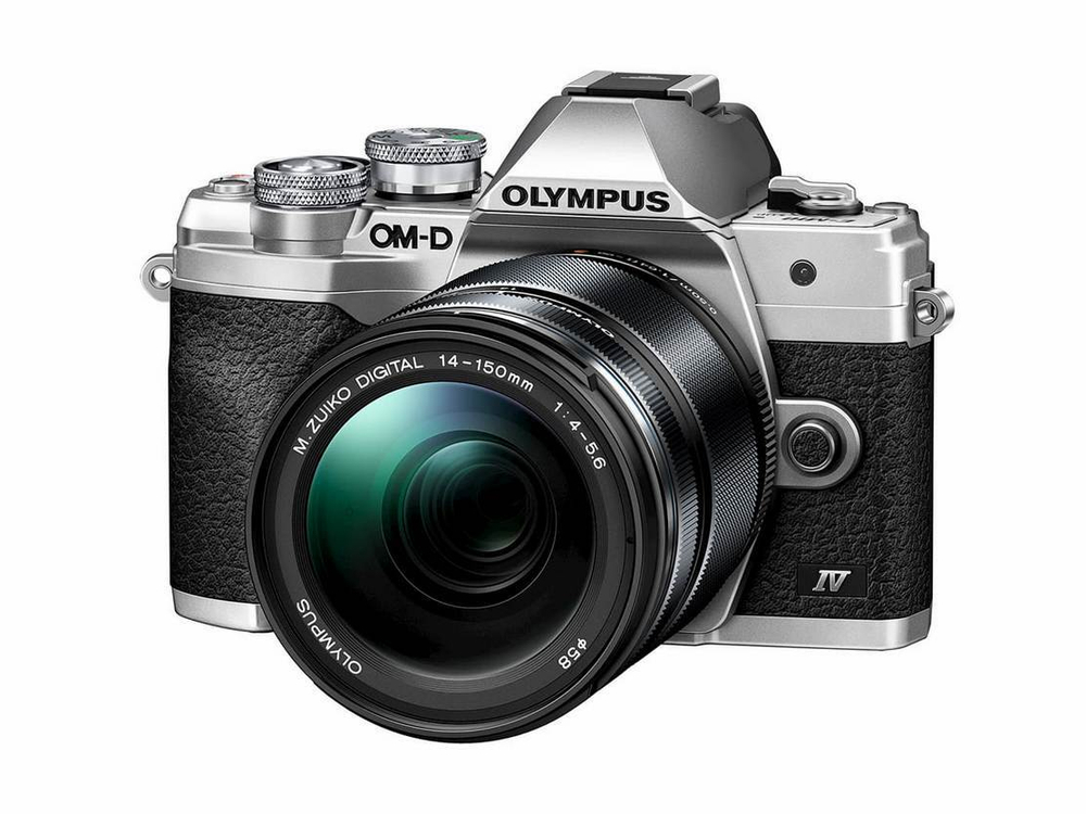Фотоаппарат Olympus OM-D E-M10 Mark IV серебристый + 14-150mm f/4-5.6 II ED