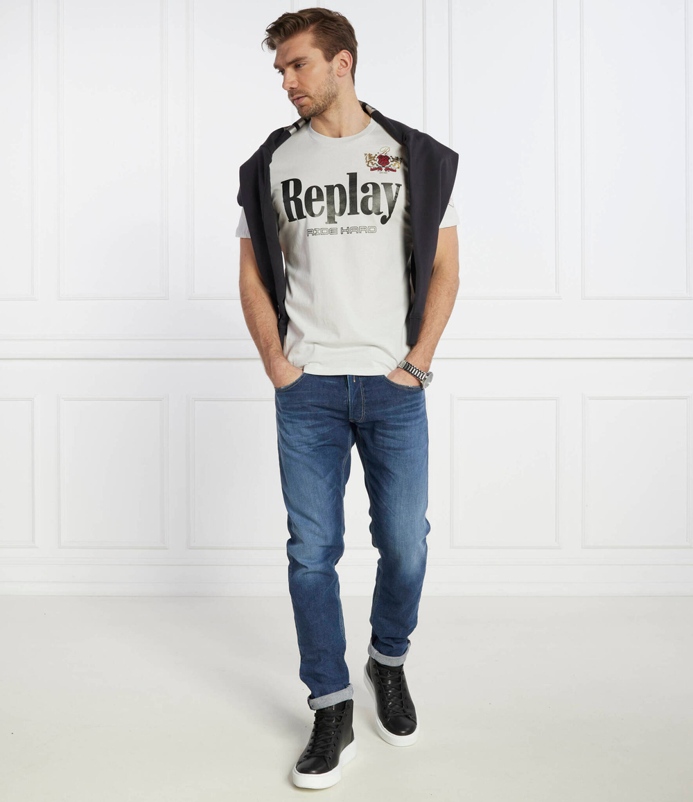 Футболка Replay - серый(M6820 .000.22658LM)