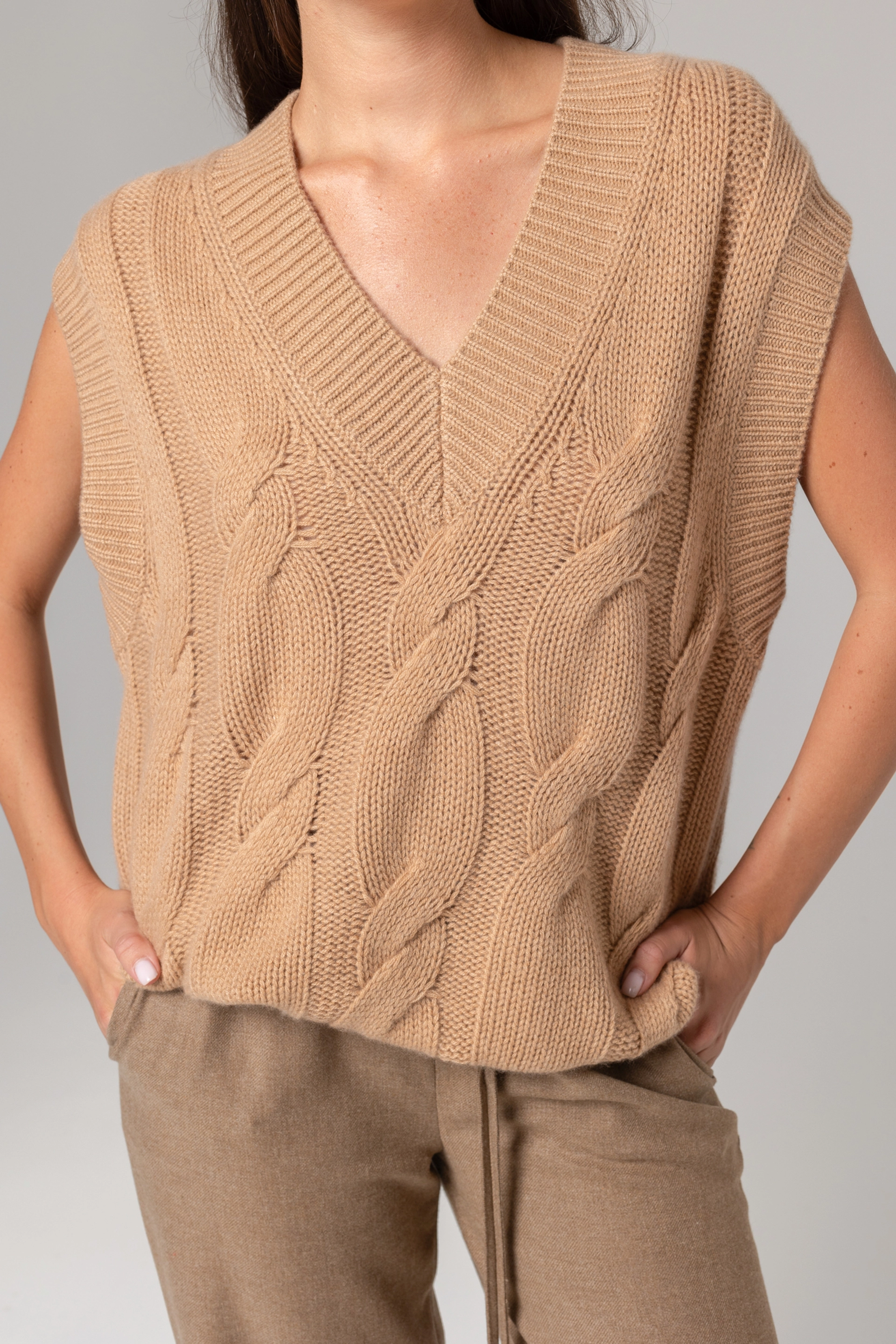 Кашемировый жилет