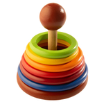 Пирамидка "Кольца" окрашенная, Вальда