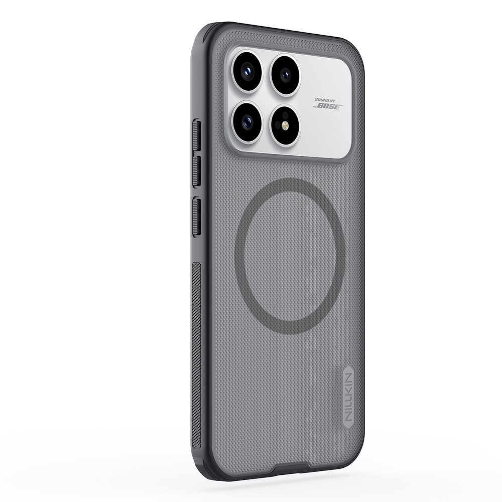Чехол тонированный c встроенным круглым магнитом для Xiaomi Poco F8 Pro и Redmi K90, серия Super Frosted Shield Pro Magnetic (Clear version) от Nillkin