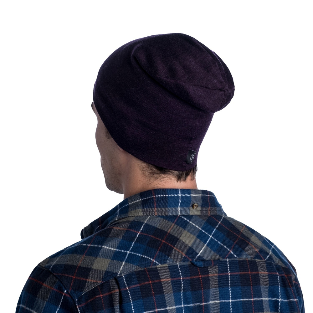 Шапка Buff HEAVYWEIGHT MERINO WOOL HAT SOLID DENIM