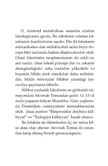Akvinalı Tomasla 90 dəqiqə
