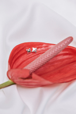 Серьги-пусеты «Клевер»