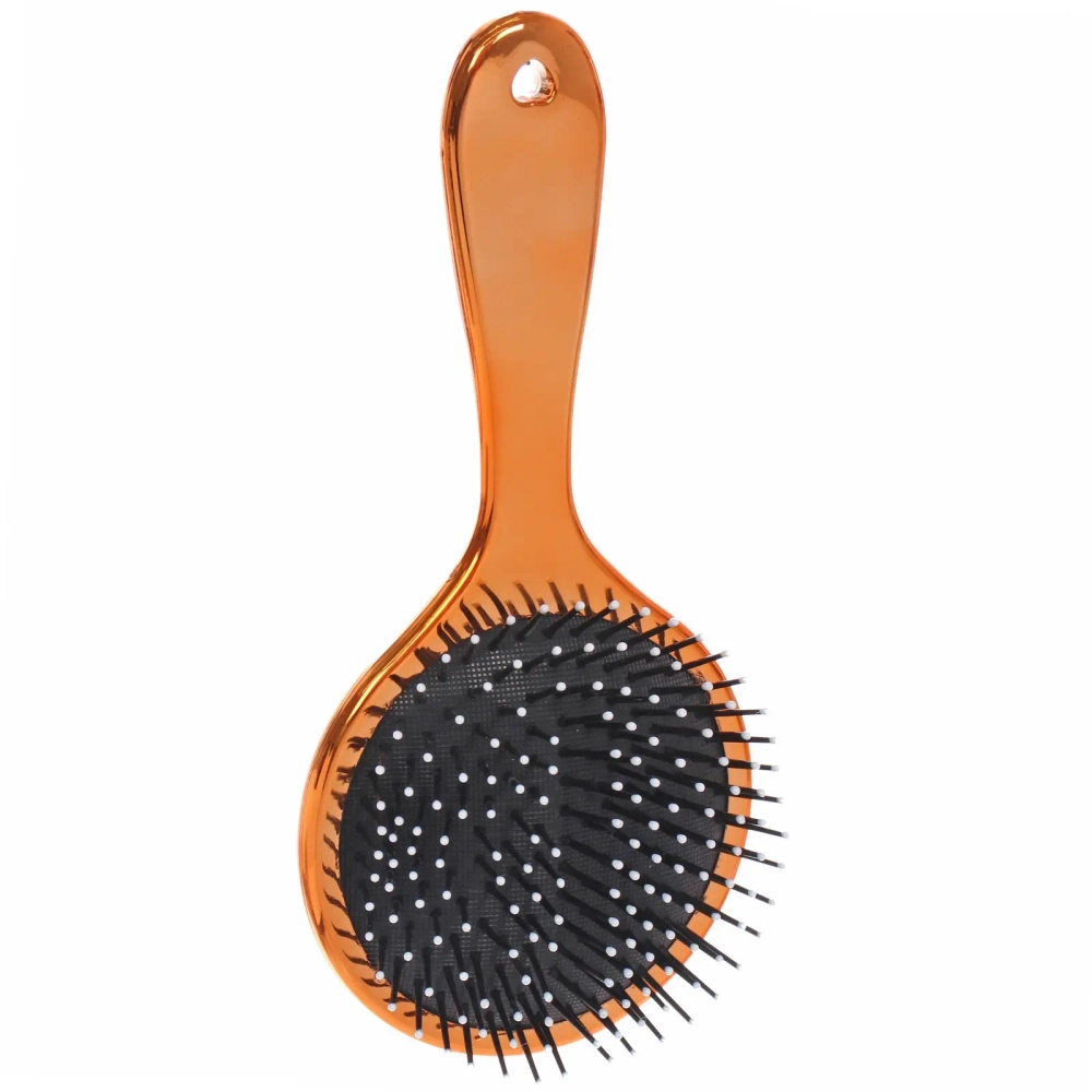 Расческа массажная зеркальная «Animals», радуга, микс 4 цвета, 10*22см (блистер Ultramarine)