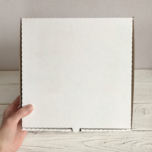 Коробка 24 х 24 х 6 см, белая