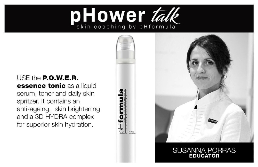 PHformula P.O.W.E.R. essence tonic Тоник-спрей - увлажнение, осветление, омоложение 75 мл