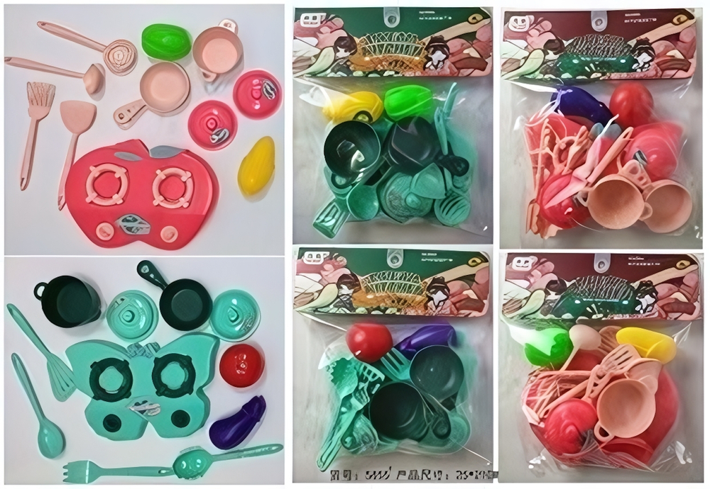 Набор посуды «Маленькая кухня», 11 предметов, 25*21 см, в ассортименте