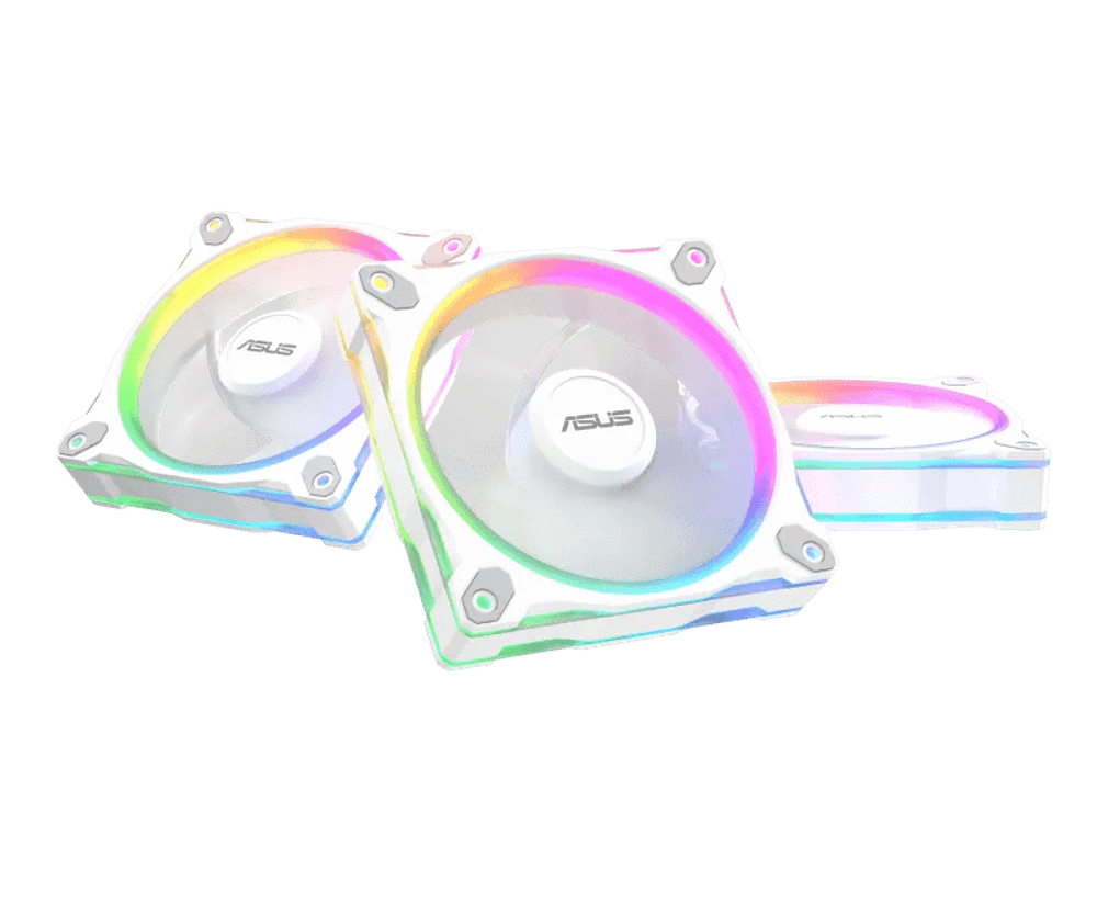 Вентилятор для корпуса ASUS PRIME MR120 FAN ARGB WHITE 3IN1 120x120x28 MR120-1/WH/3 IN 1//