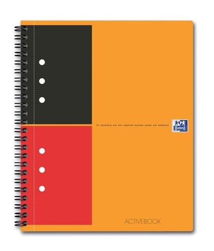 Бизнес-тетрадь International ActiveBook A5+ (17.8*21см) линейка 80л пластиковая обложка