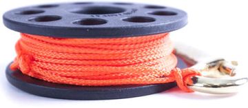 Катушка ProBlue с оранжевым линем и стальным карабином 20 метров