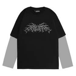 Лонгслив с двойным рукавом "Metallic"